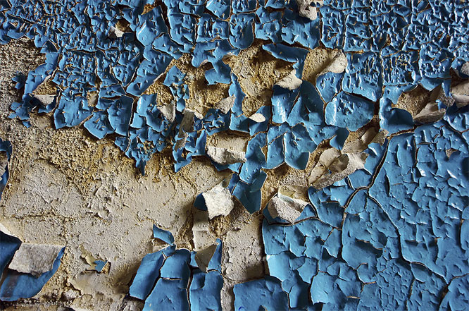 Once a blue wall Once a blue wall
