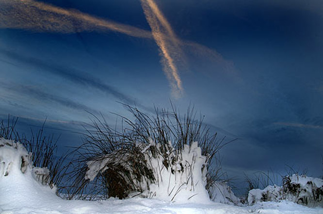 snow dunes 