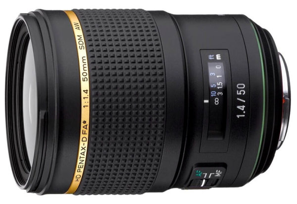 HD Pentax-D FA 50mm f/1.4 SDM AW