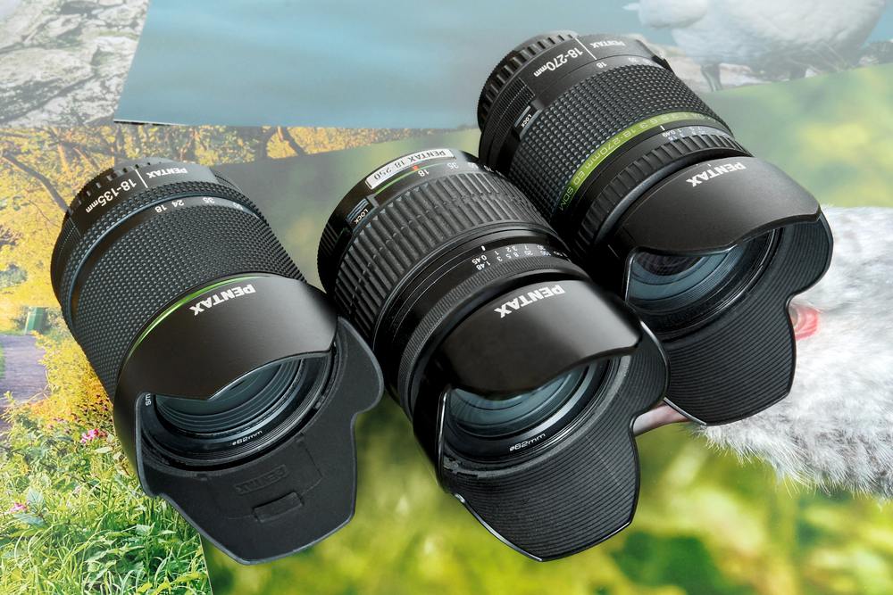 Three Pentax Superzooms