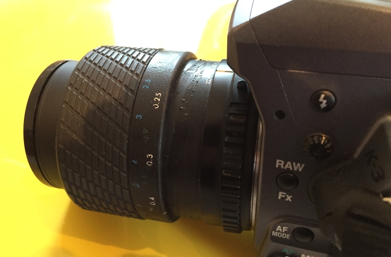 Focus ring stuck Pentax User