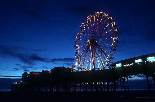 Ferris wheel at Central Pier Blackpool
