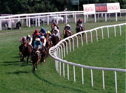 Racing around Tattenham corner