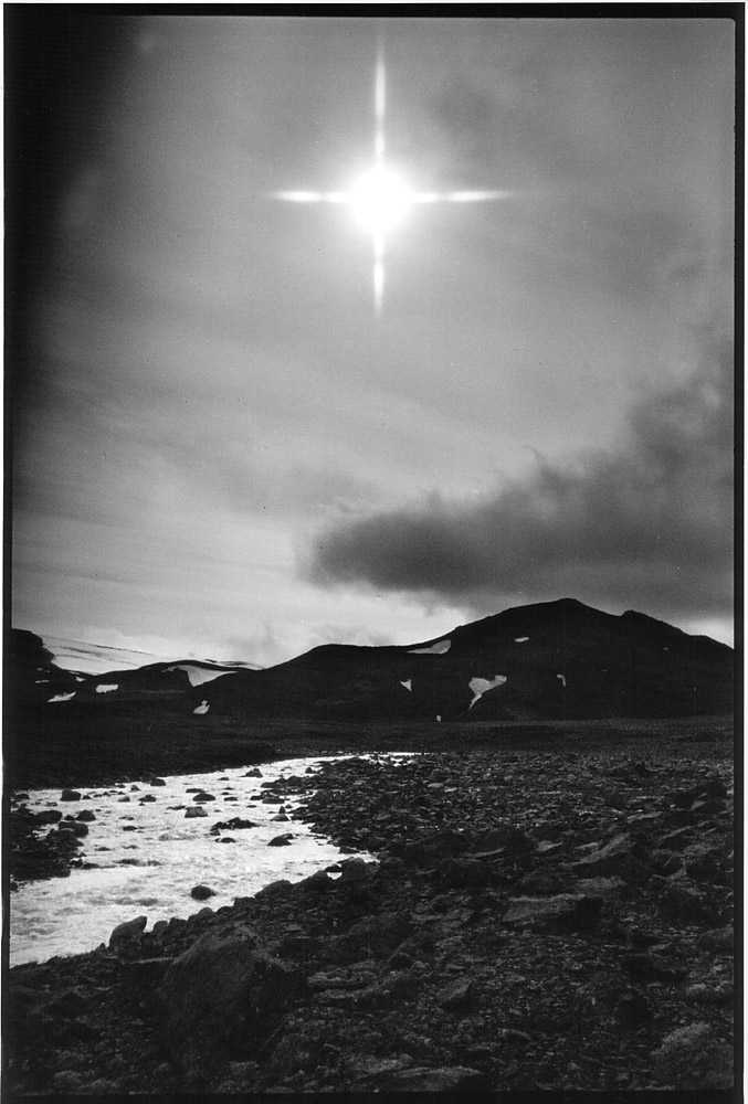 Star over Iceland