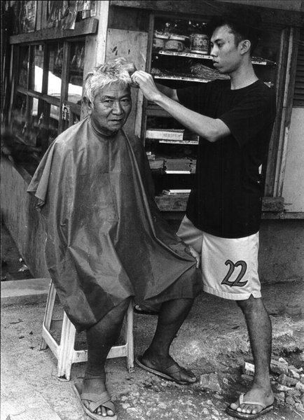 outdoor Barber!