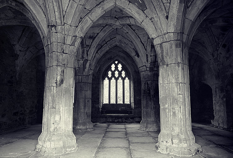 Valle Crucis Abbey, near Llangollen, Wales