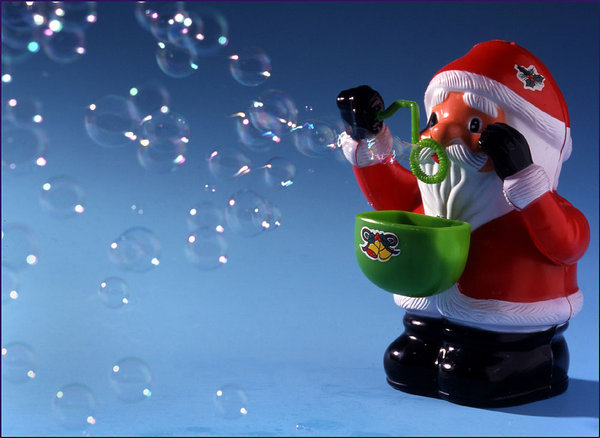 Bubble Santa