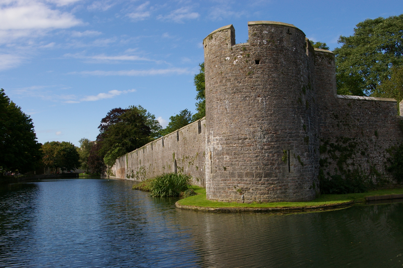 The moat at Wells