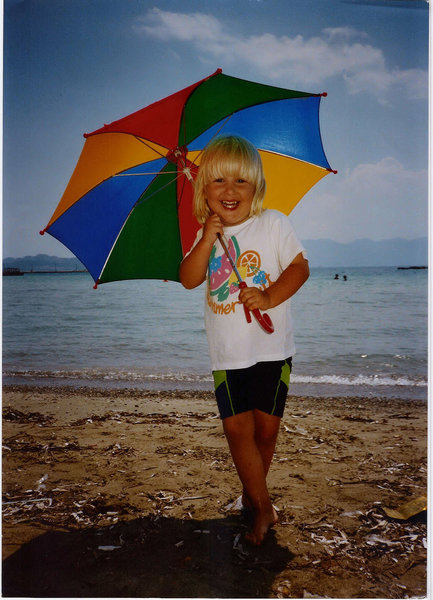 Katie in Aegina