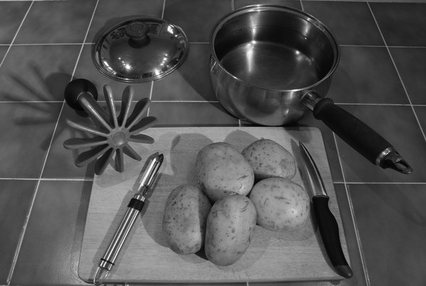 Lets have mashed spuds for dinner
