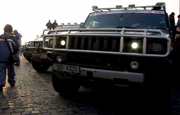 Czech Hummer H2 in Budapest-Bamako rally, 2009