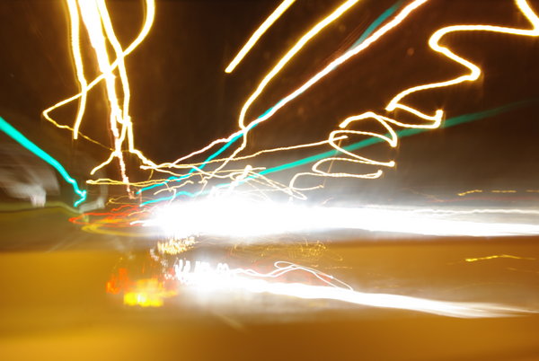 in the car