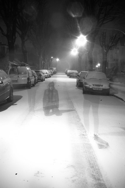 Ghost in the snow.