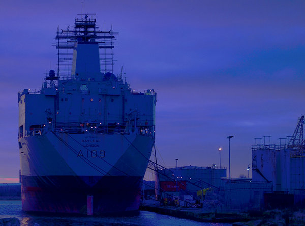 Unloading at Dawn