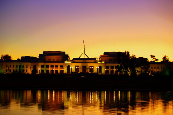 Dusk over Parliament