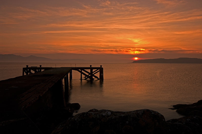 Portencross sunset