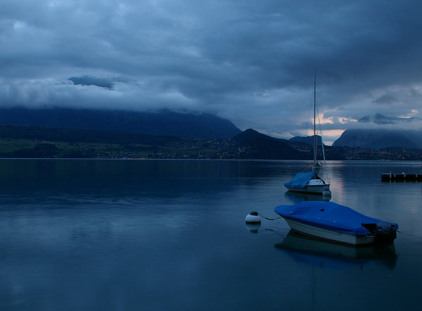 Late evening in Thun, Swiss