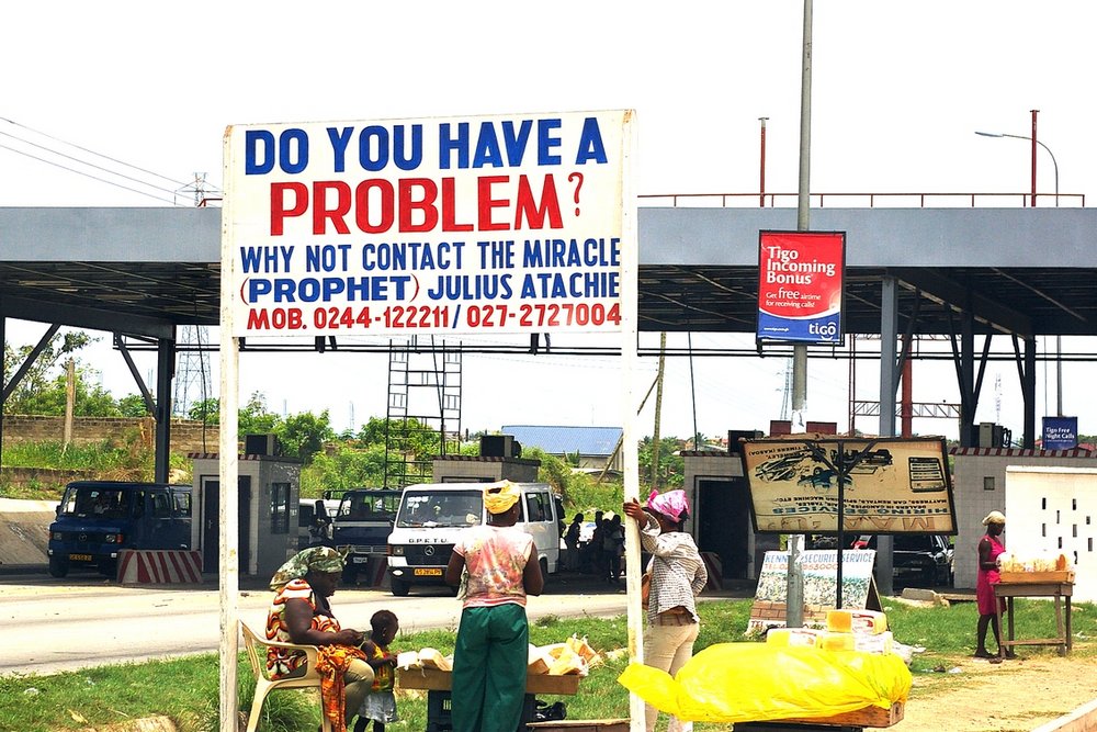 Roadside Advert - Accra, Ghana