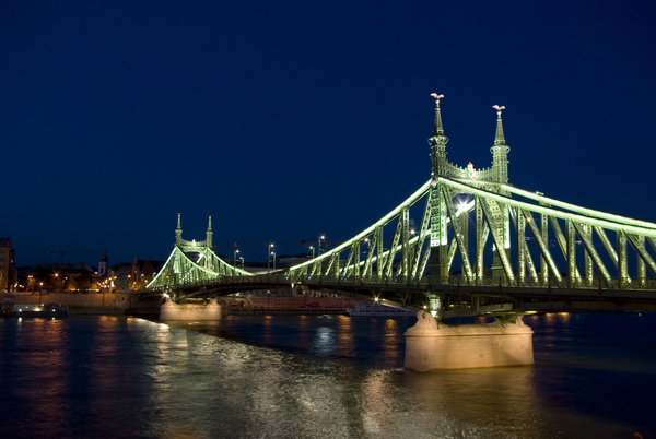 Liberty bridge in Budapest