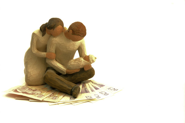 couple with a new born