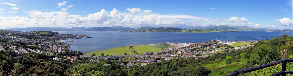 Gourock and Greenock on the Clyde