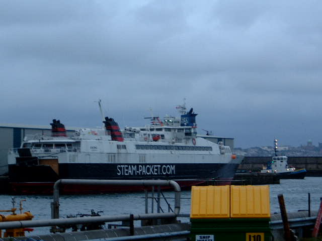 IoM Ferry In Liverpool Docks