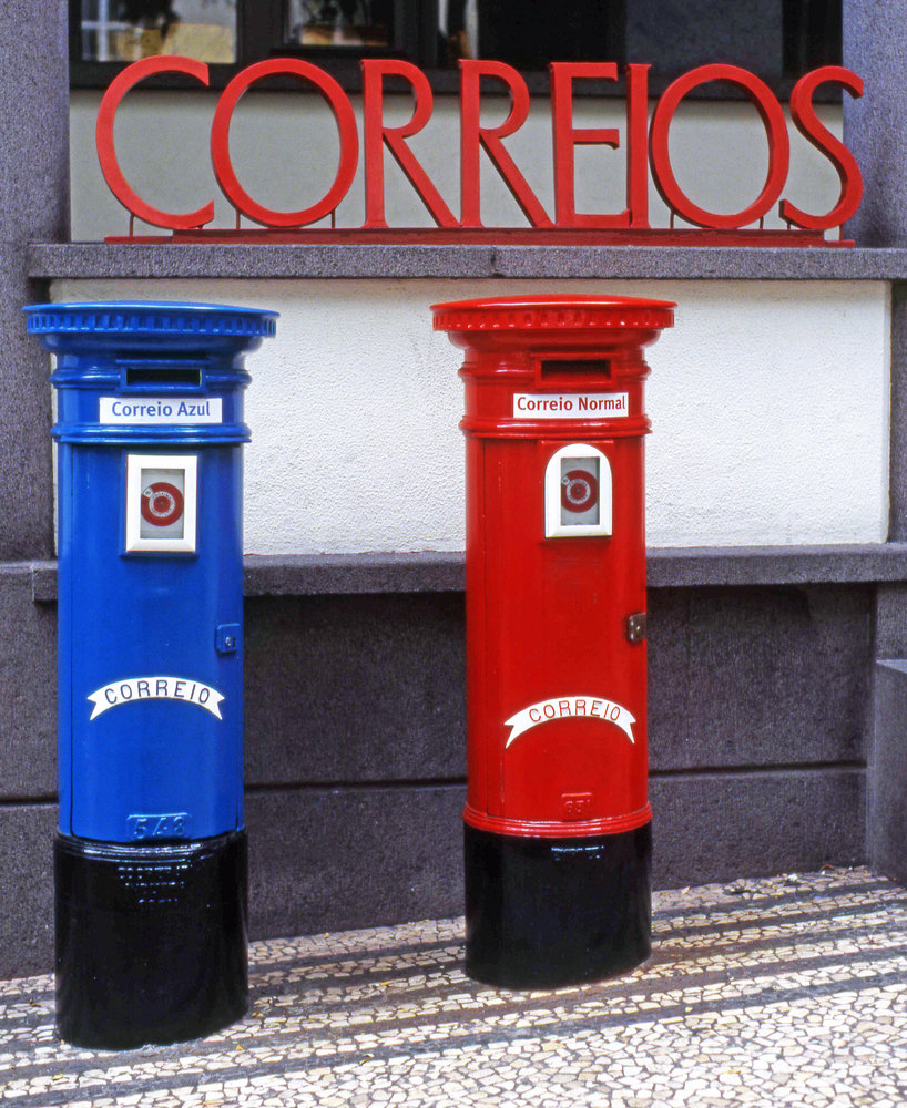 Post Boxes, Funchal, Madeira