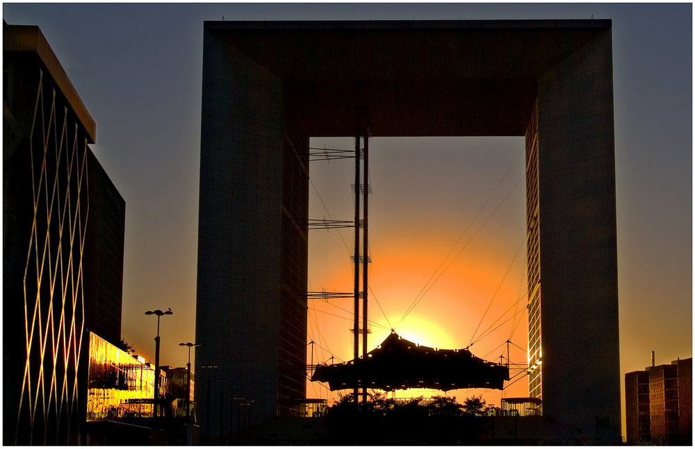 Sunset at La Defense