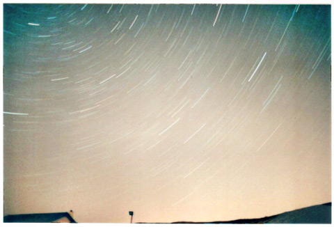 35min Exposure of Stars over Pendle Hill