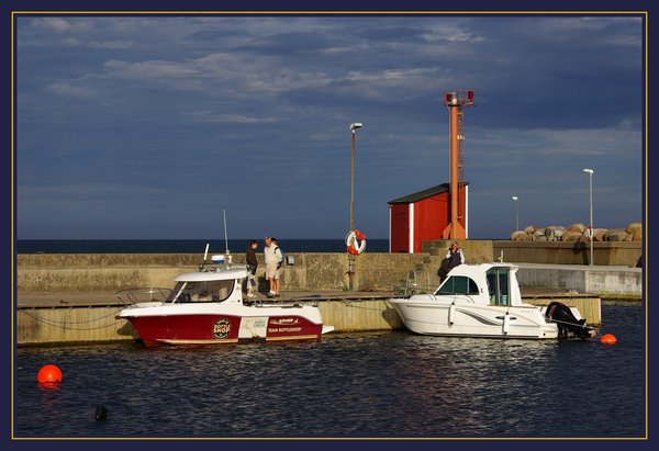 Colours of a small harbour in South Sweden