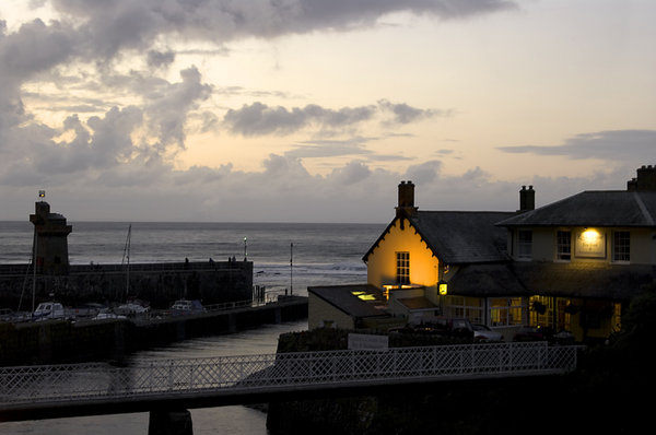Lynmouth Harbour and Inn