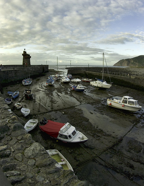 Lynmouth Harbour Devon