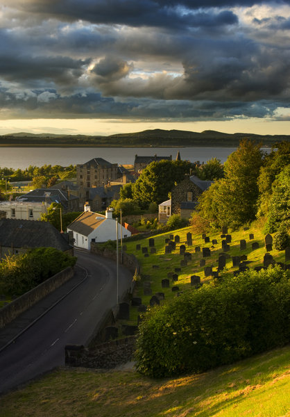 Stormy skies over Bo'ness
