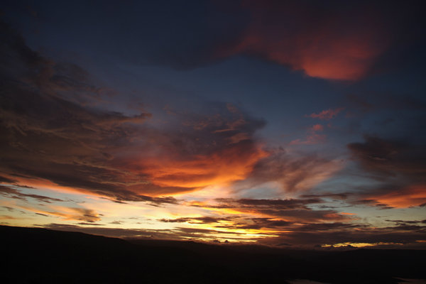 sunset at sajjangadh