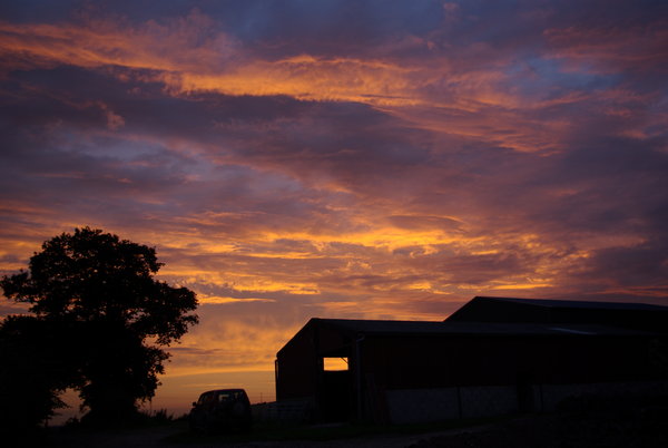 Sunset in Stafford