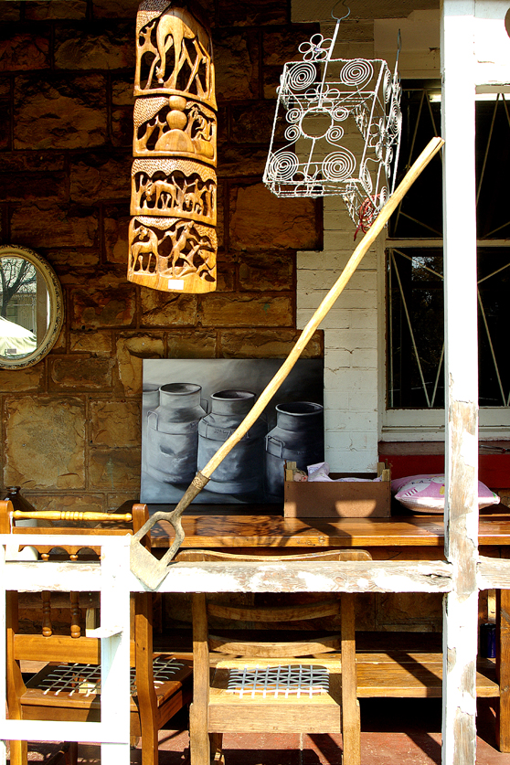 Busy porch