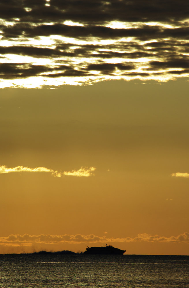 Chasing the sun.