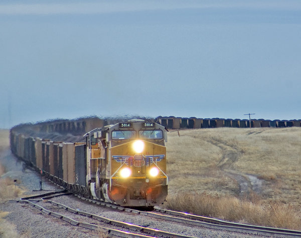 Coal train In Eastern Colorado
