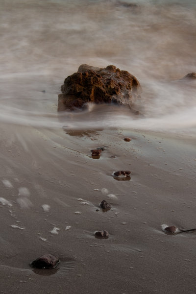 Rocks in the sand