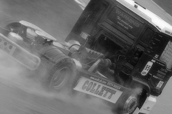 Thundering in the wet!