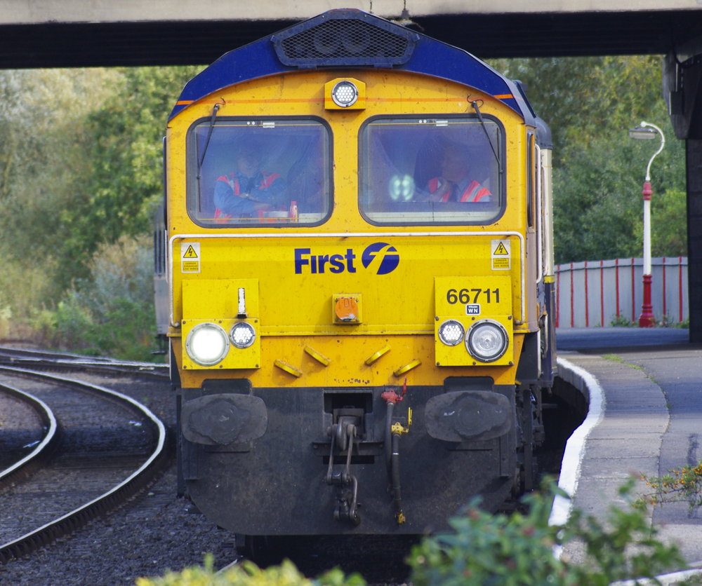 66711 at Orton Mere Station Peterborough