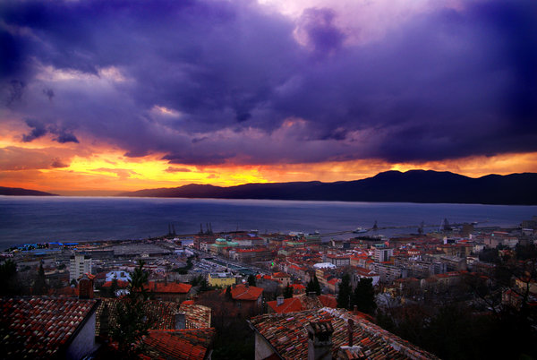 Rijeka sunset