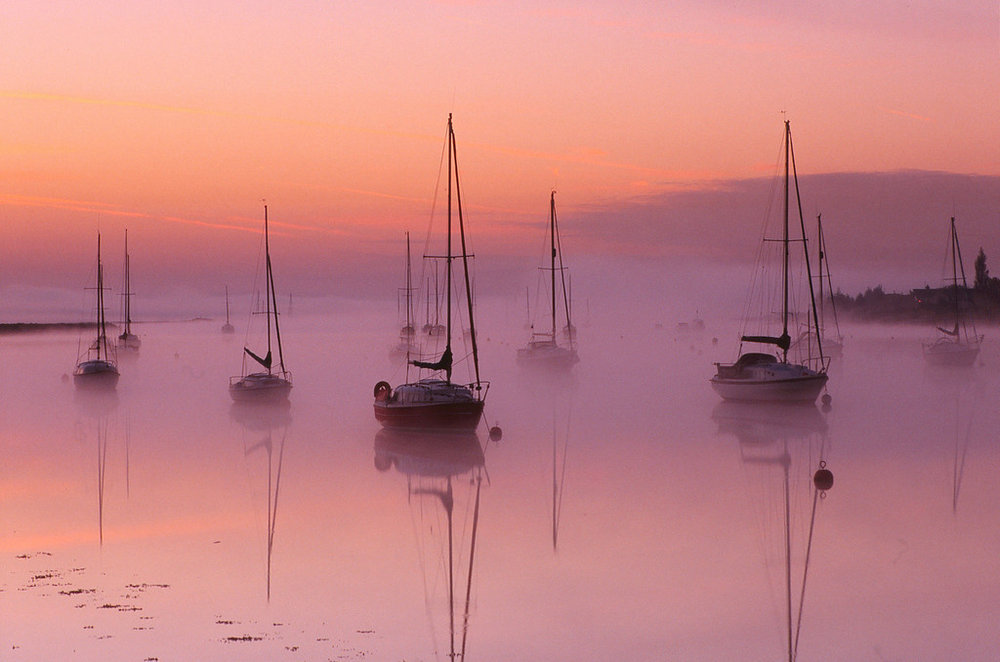 Early mist on the River Crouch.