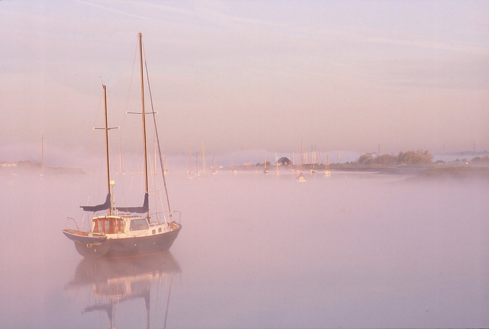 Eison ( The Yacht ) in the mist.