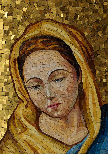 A Madonna Mosaic
