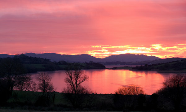 New Year sunset on Bantry Bay
