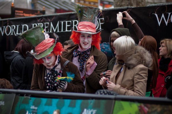 Alice in Wonderland world premier
