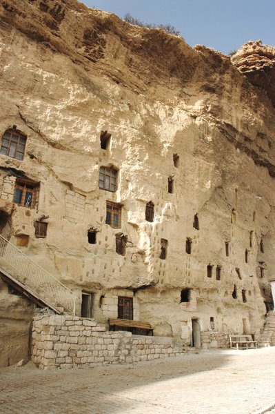 Granaries on the wall of a cliff 2