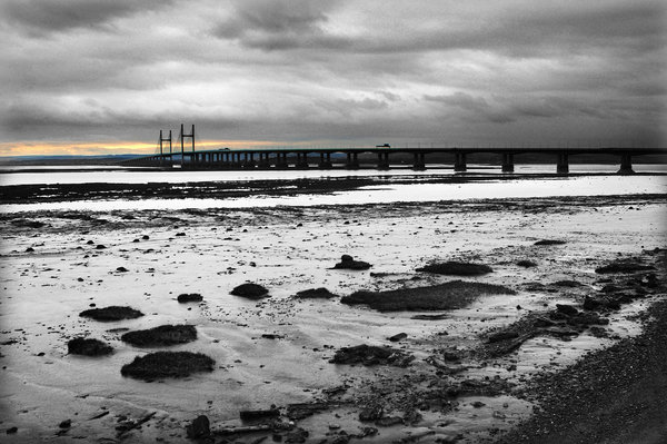 Second Severn Crossing from Severn Beach