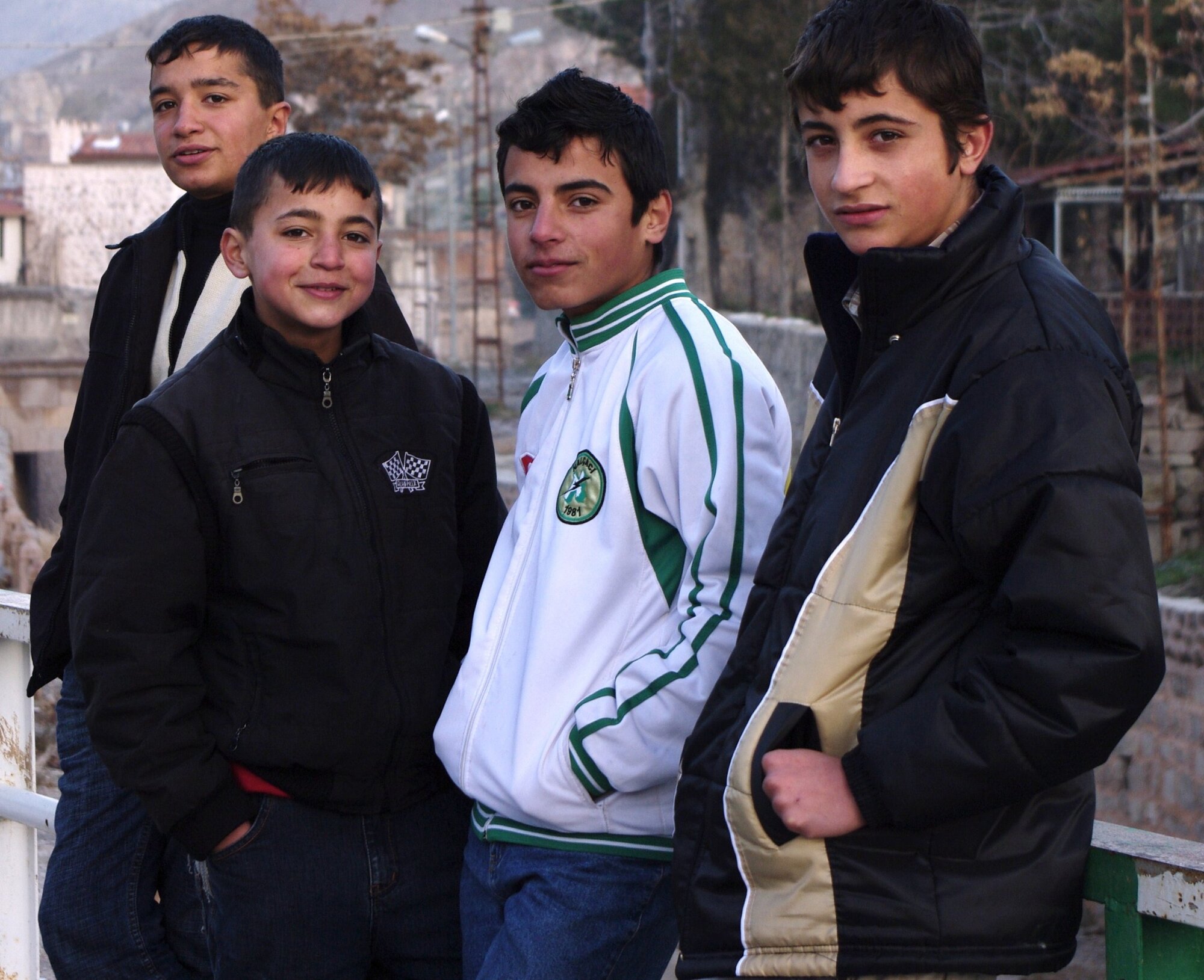 Posing Village Boys